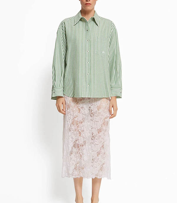 Chemise First Hockney Vert Roseanna