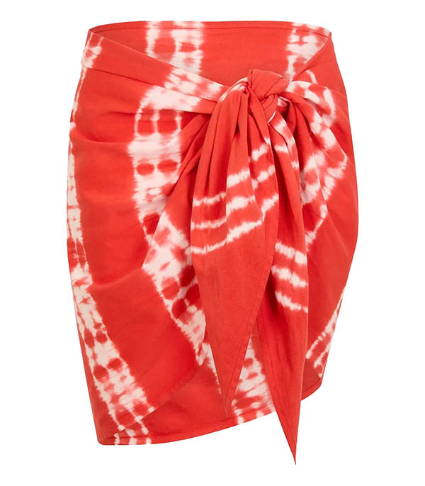 Paréo Ariel Splash Rouge Roseanna - Taille Taille unique