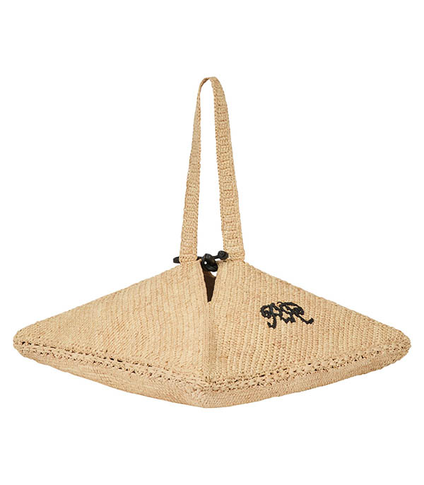 Sac Berlingo Raphia Leaf  Roseanna