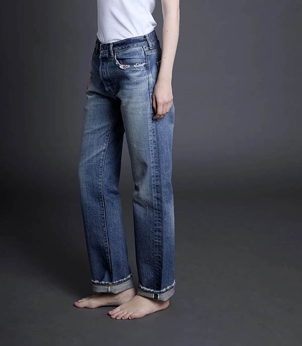 Jean Nikko Mid Rise Dead Flowers BORO