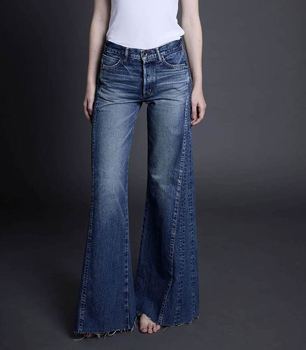 Jean Katano Mid Rise Wide Leg Wild Horses BORO