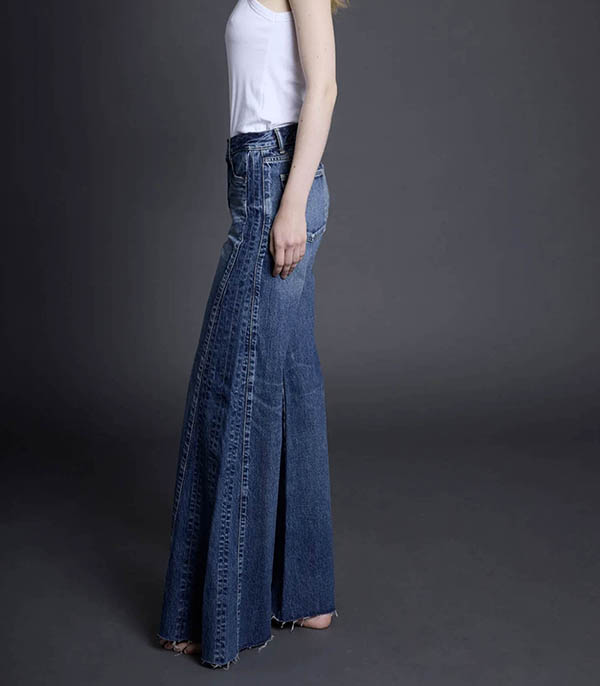 Jean Katano Mid Rise Wide Leg Wild Horses BORO