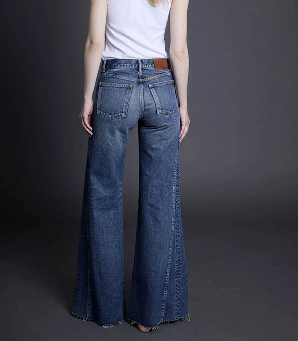 Jean Katano Mid Rise Wide Leg Wild Horses BORO