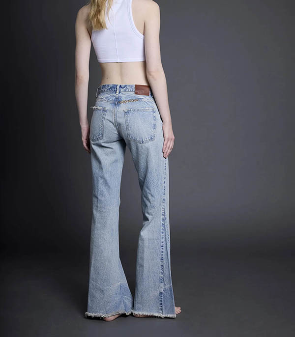 Jean Kushiro Low Rise Flare High Voltage BORO