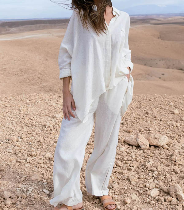 Pantalon Minorca Off White Maison Saint Julien