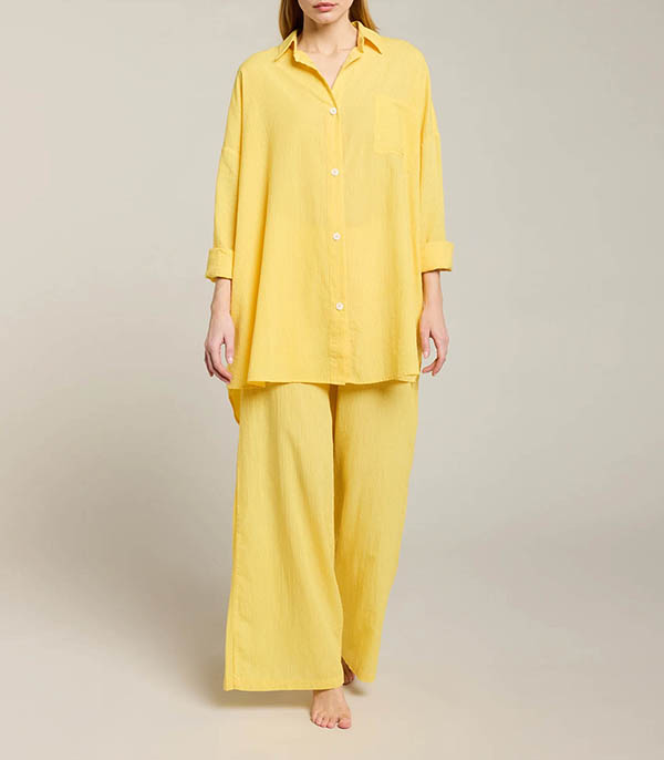 Robe Chemise Port Miou Citron Maison Saint Julien
