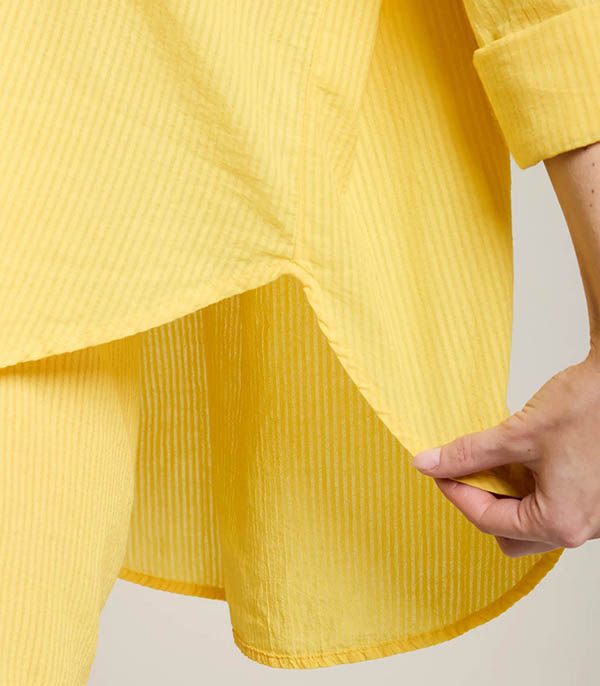 Robe Chemise Port Miou Citron Maison Saint Julien