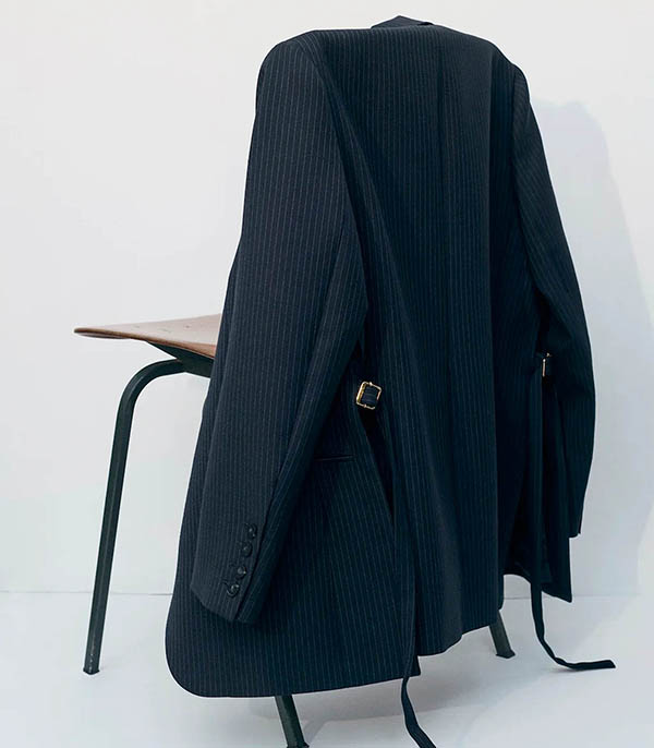 Blazer Chase Navy Stripes Margaux Lonnberg