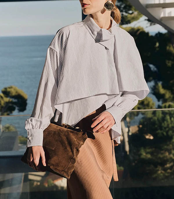 Chemise Bird Blue Stripes Margaux Lonnberg
