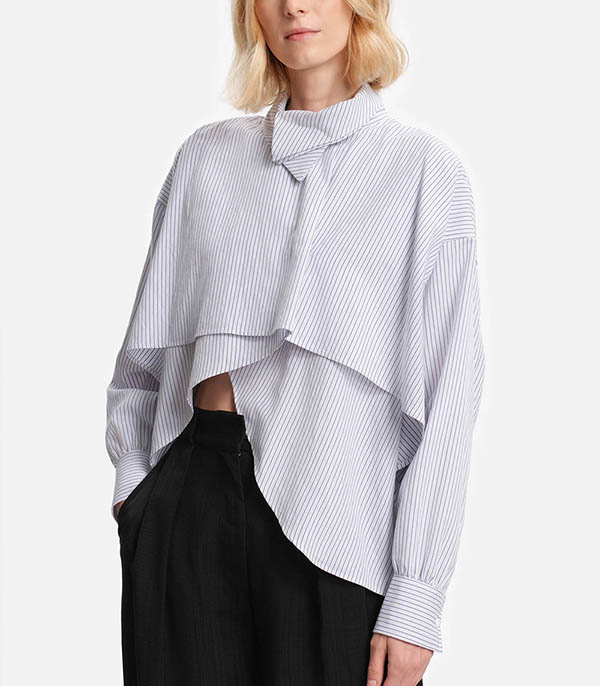 Chemise Bird Blue Stripes Margaux Lonnberg