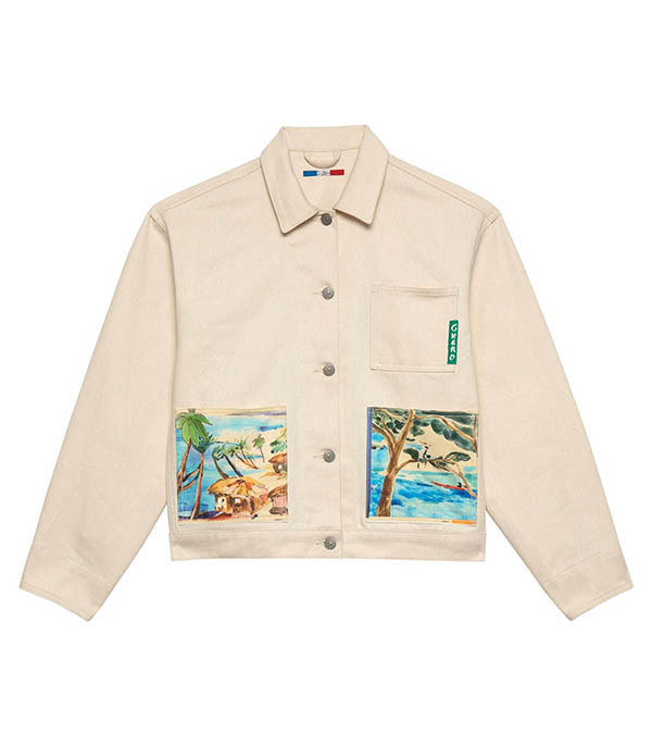 Veste en jean Cabane G.Kero - Taille Taille unique