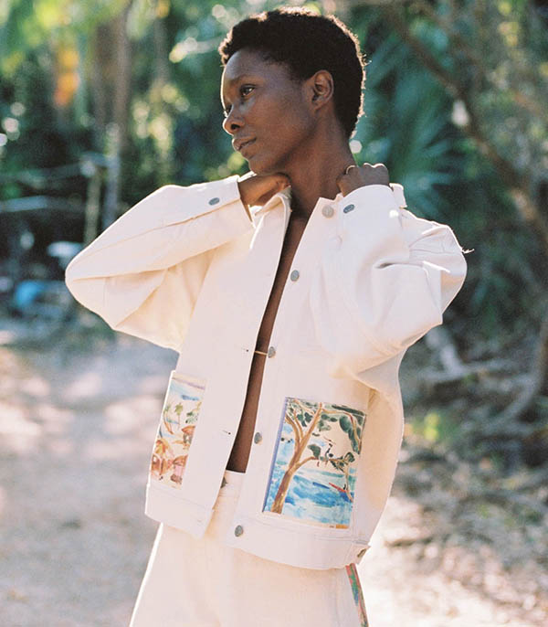 Veste en jean Cabane G.Kero