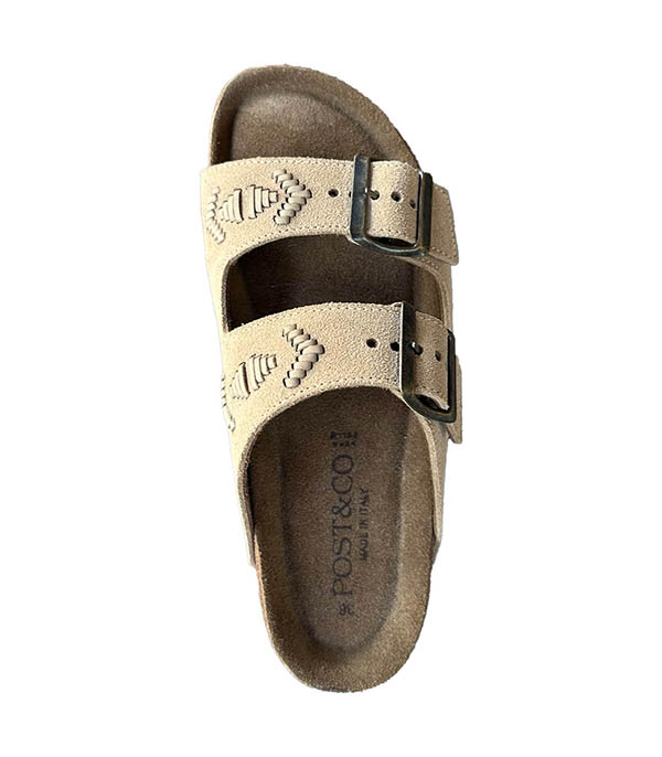 Sandales en cuir Alaska Canapa Post&Co