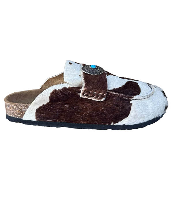 Sandales en cuir Horsy Mucca Maculato Post&Co