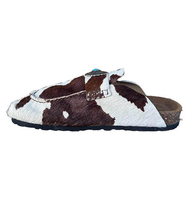 Sandales en cuir Horsy Mucca Maculato Post&Co