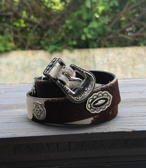 Ceinture en cuir Horsy Mucca Maculato Post&Co