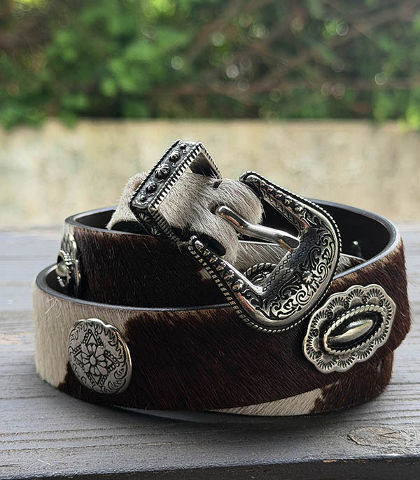 Ceinture en cuir Horsy Mucca Maculato Post&Co