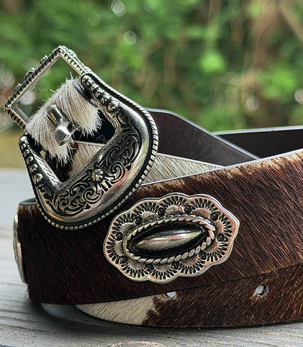Ceinture en cuir Horsy Mucca Maculato Post&Co