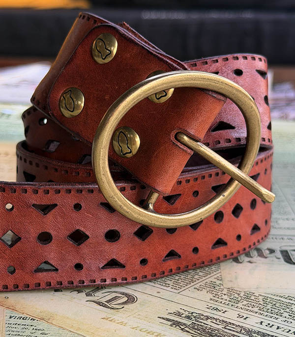 Ceinture en cuir H5 Cow Smoked Lux Campomaggi