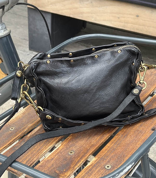Sac bandoulière Vera Black Campomaggi