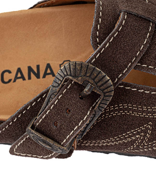 Sabots Bahia Suede Tabac Mexicana