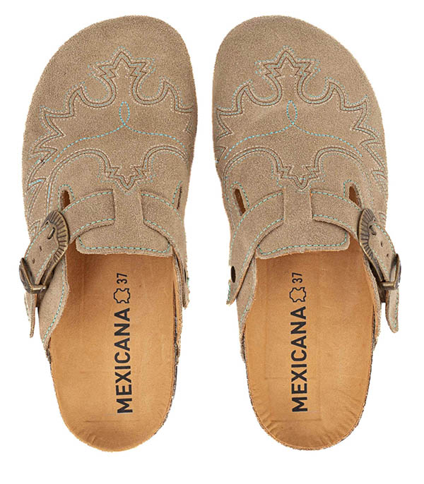 Sabots Bahia Suede Topo Mexicana