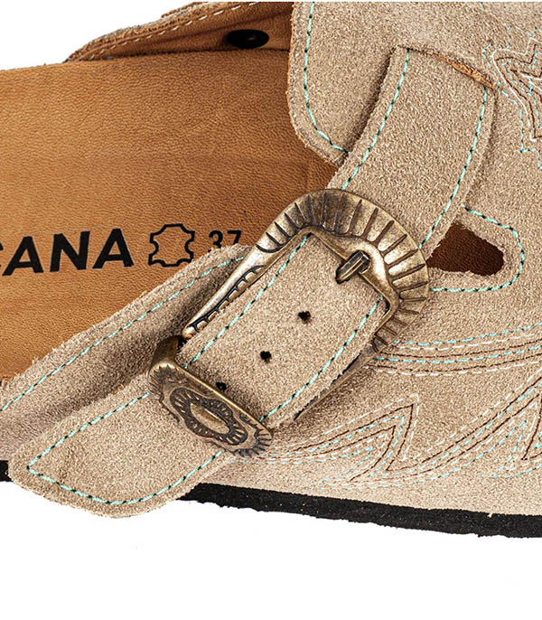 Sabots Bahia Suede Topo Mexicana
