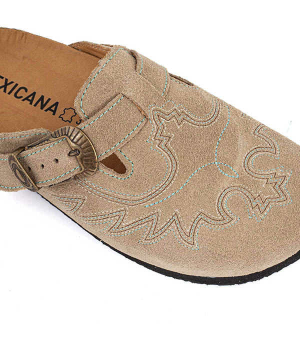 Sabots Bahia Suede Topo Mexicana
