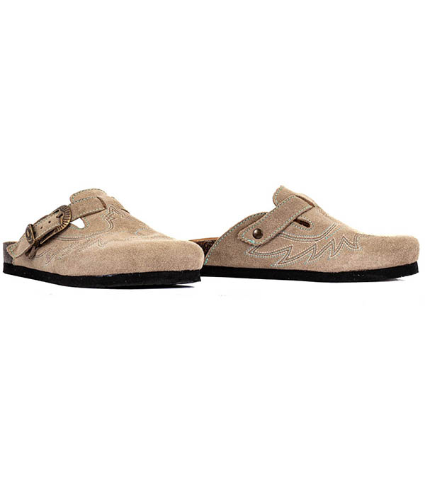 Sabots Bahia Suede Topo Mexicana