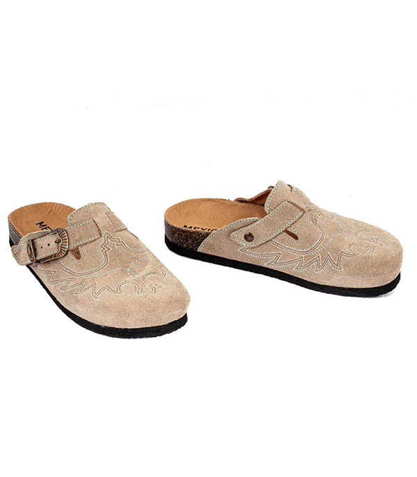 Sabots Bahia Suede Topo Mexicana