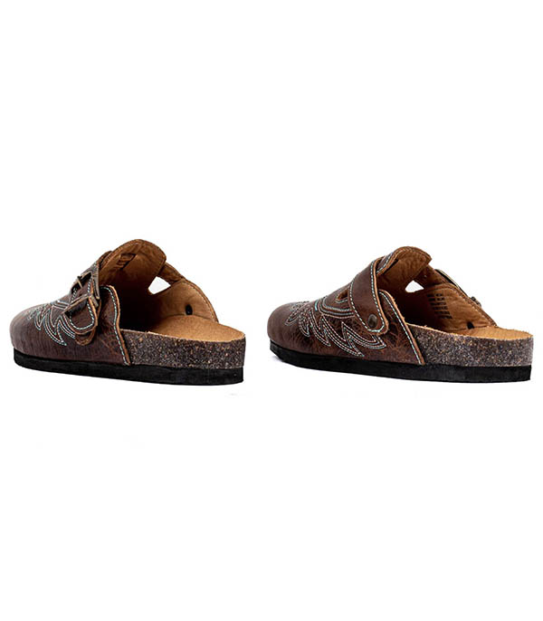 Sabots Bahia Cuir Rust Mexicana