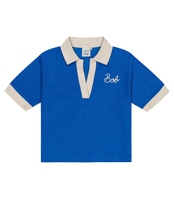 Polo Saint Tropez Blue Welcome Bob - Taille M