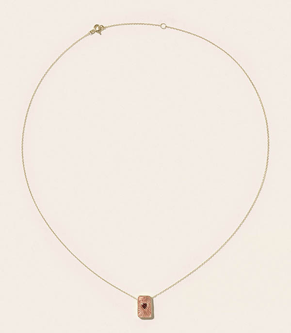 Collier Deva Grenat Pascale Monvoisin