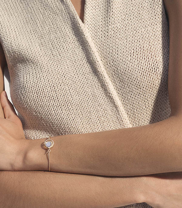 Bracelet Gaia Moonstone Pascale Monvoisin