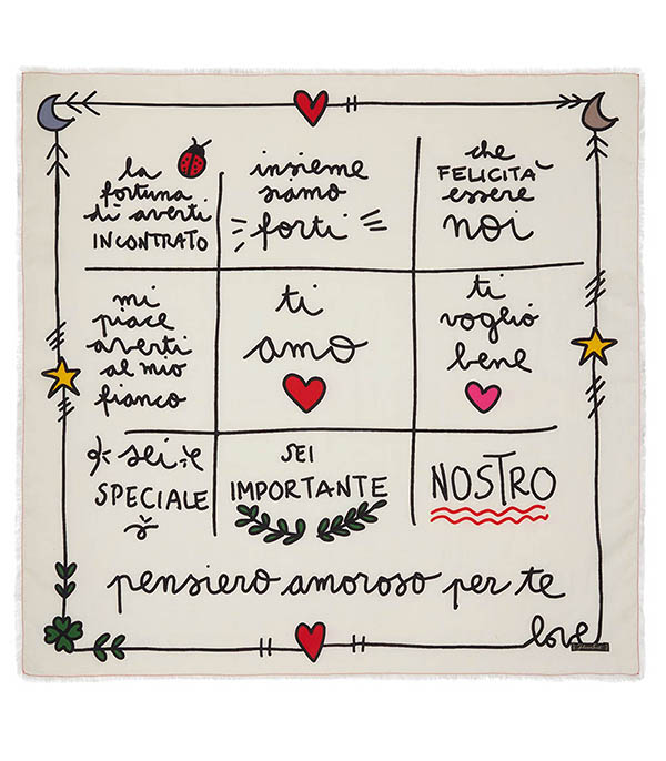 Étole Pensiero Ecru Faliero Sarti