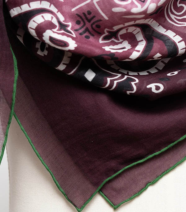Bandana Cot Quadra Sfumato 125 x 125 cm destin