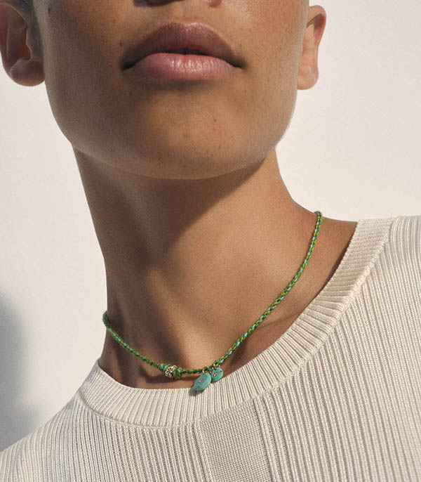 Collier Holi Turquoise Pascale Monvoisin