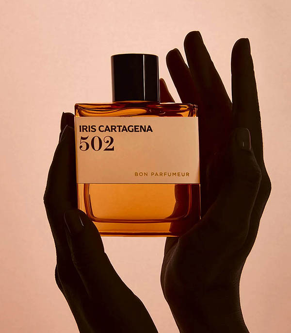 Eau de Parfum 502 Iris Cartagena, Mandarine d'Italie, Iris Maroc et Infusion de Cacao 30 ml Bon Parfumeur