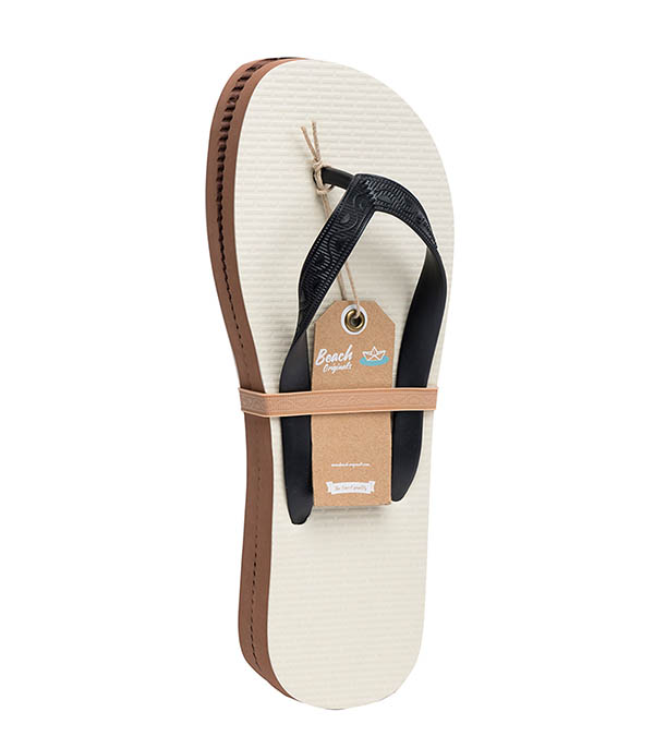 Tongs Homme Héritage Regular Onyx Noir Beach Originals