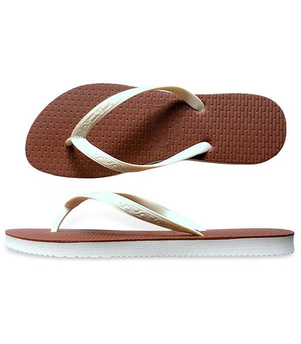 Tongs Femme Héritage Slim Fleur de Tiaré Reverso  Beach Originals - Taille 35/36