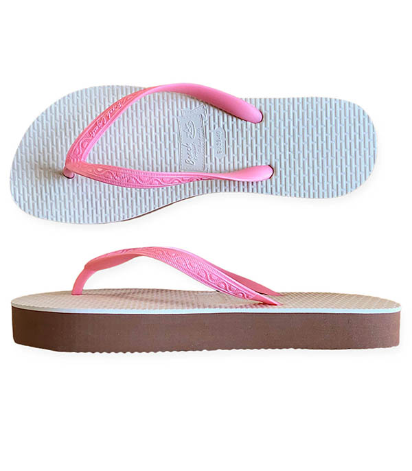 Tongs Femme Flatform Slim Rose Bubblegum Beach Originals