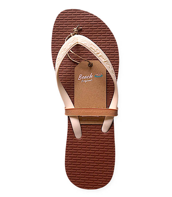 Tongs Femme Flatform Slim Fleur de Tiaré Reverso Beach Originals