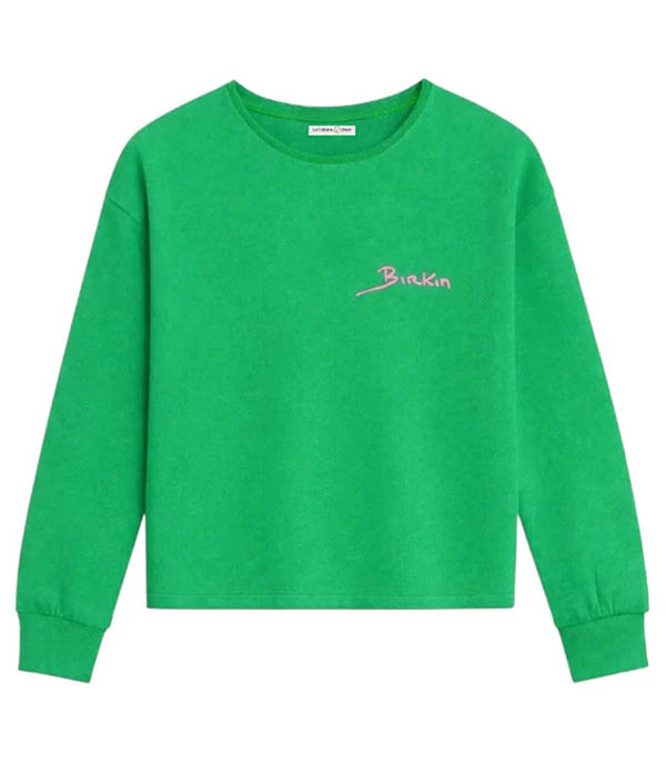 Sweat-shirt Birkin Vert La Cabane Orson - Taille XS/S