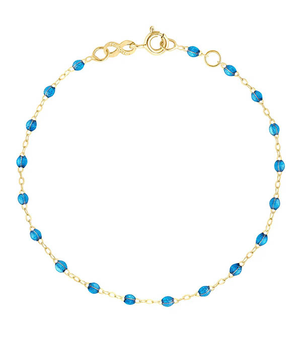 Bracelet Or Jaune et Perles de résine Gigi Clozeau