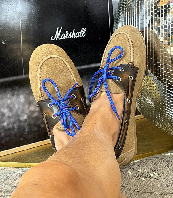 Mocassins Boat Loafer Brushed Suede Leather Co?ee / Caramelo Posa