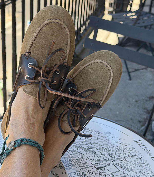 Mocassins Boat Loafer Brushed Suede Leather Coffee / Caramelo Posa