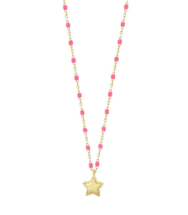 Collier Mini Star Or Jaune 40 cm Gigi Clozeau