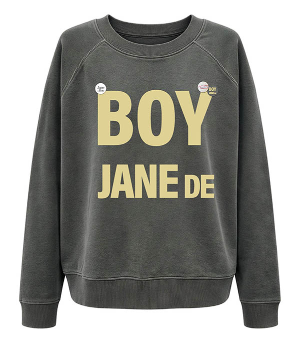 Sweat-shirt Egger Jane de Boy Pepper/Egg Shell Newtone