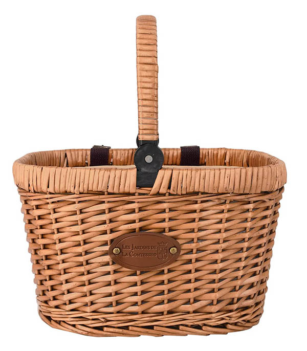 Panier Vélo Isotherme Vichy Rouge Les Jardins de la Comtesse