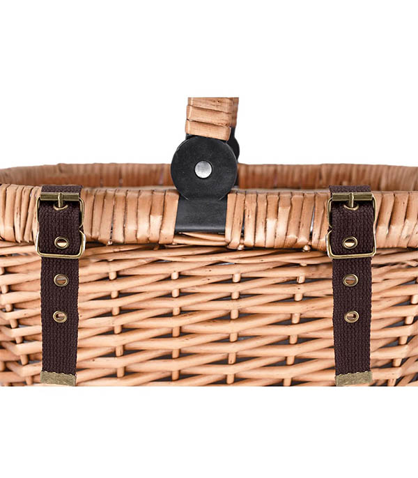 Panier Vélo Isotherme Vichy Rouge Les Jardins de la Comtesse
